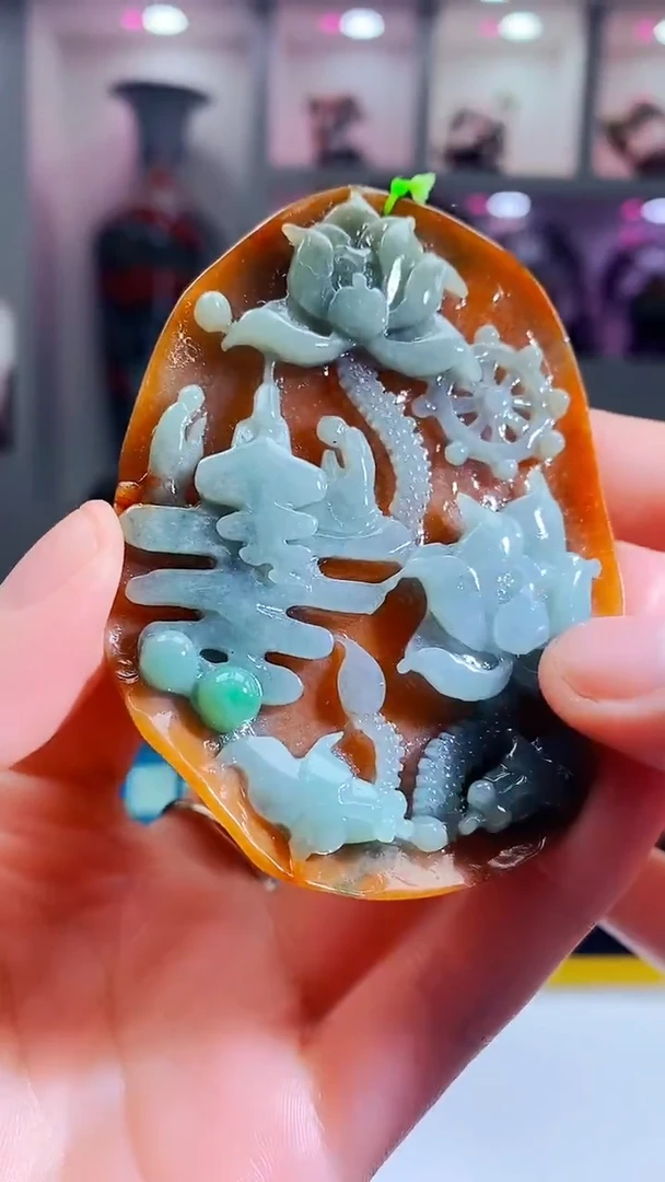 未镶嵌定制翡翠国**宝11.1天然翡翠A货02(商品多样性发货）