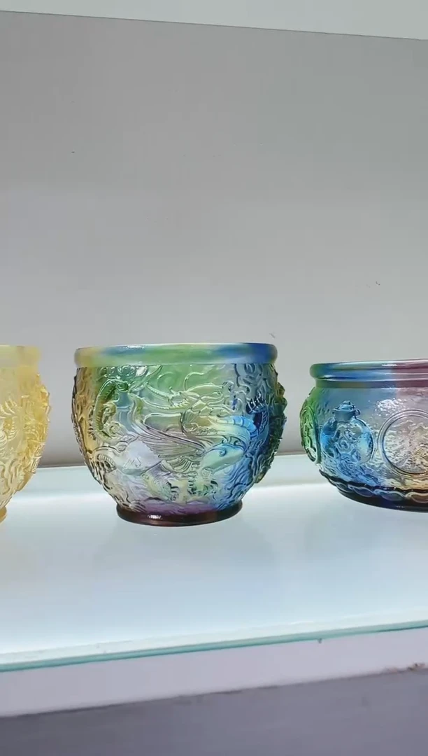 手工艺品琉璃古法琉璃聚宝盆