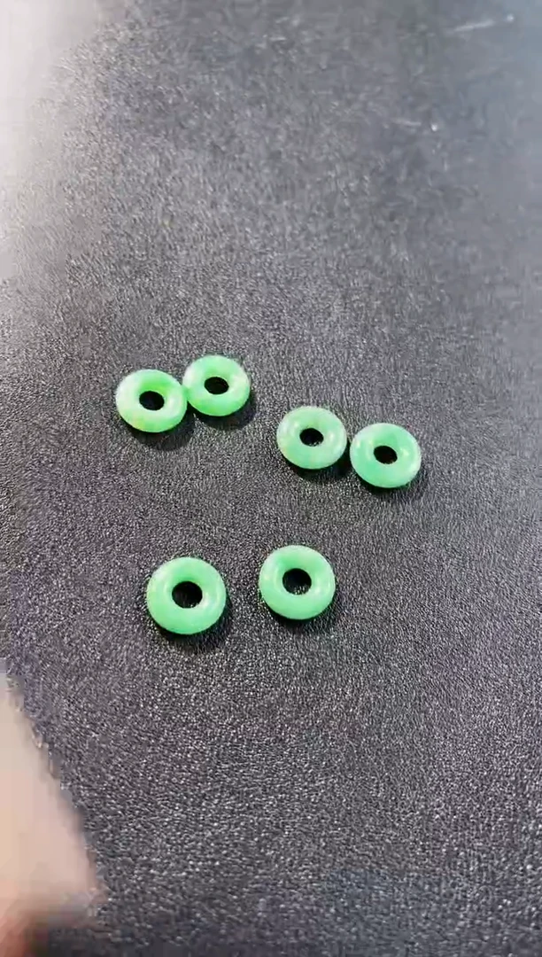 【闪购商品】翡翠耳饰未镶嵌 缅料A货/支持复检/一对（带耳圈）