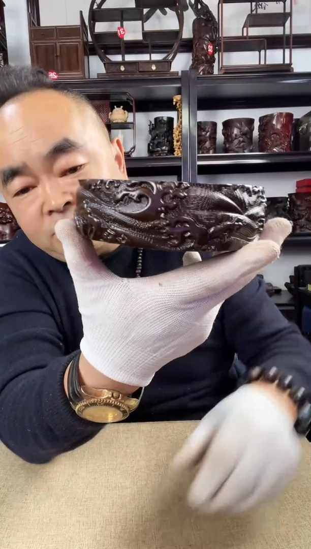 木老李红木工艺品48瑕疵