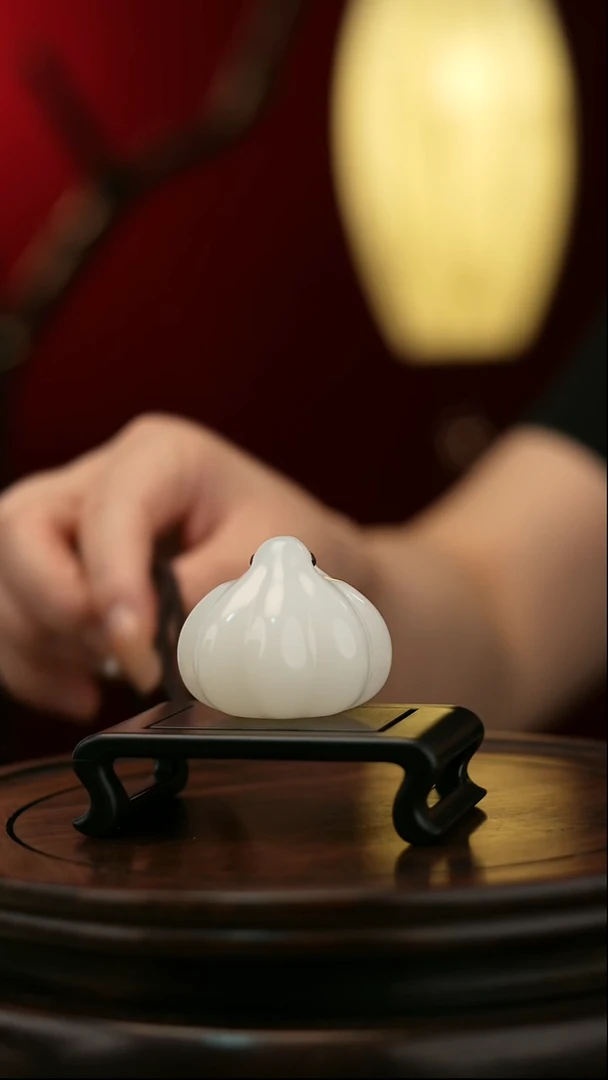 玉【胜算在握】天然玉石手把件