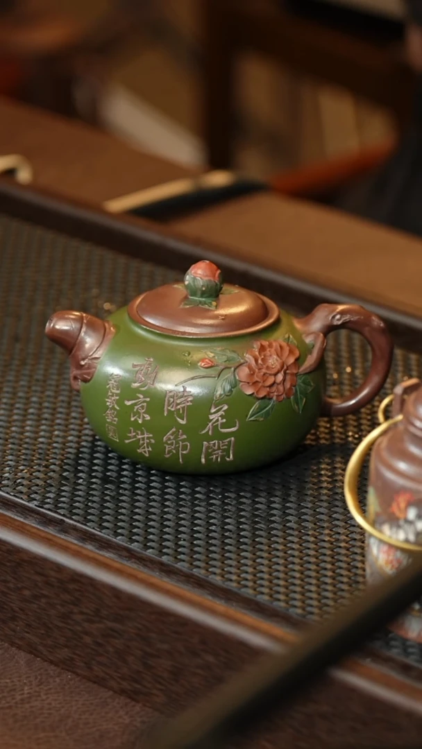 茶壶紫砂wgm 0520027444 花开富贵