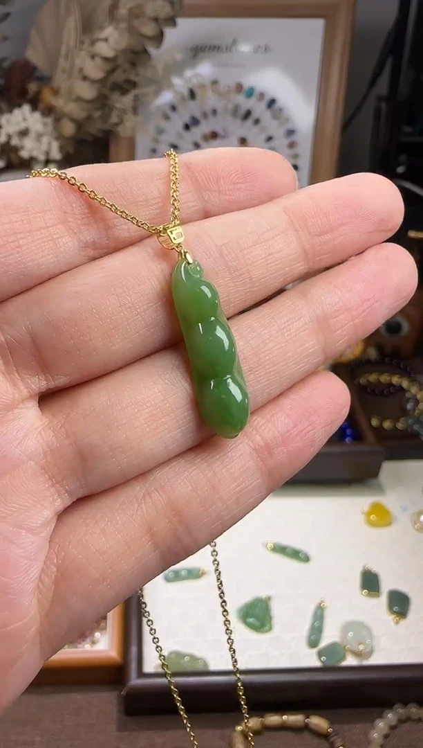 水晶摆件未镶嵌豆子