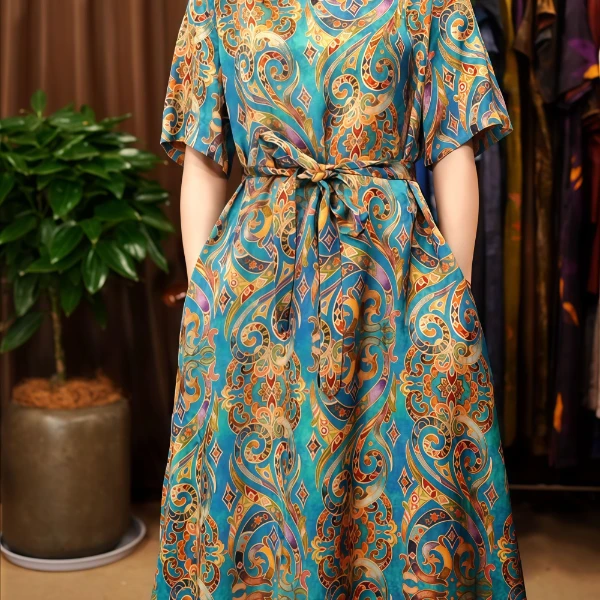 富丽堂皇高级感柜子连衣裙大气高端长裙