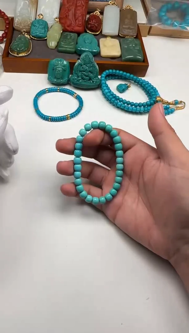 未镶嵌绿松石手串手串人*～手串手串