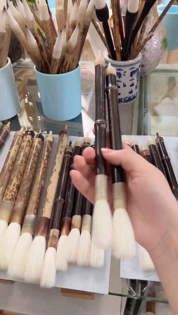 【清水试笔，拒绝蘸墨】墨舞笔庄毛笔2支