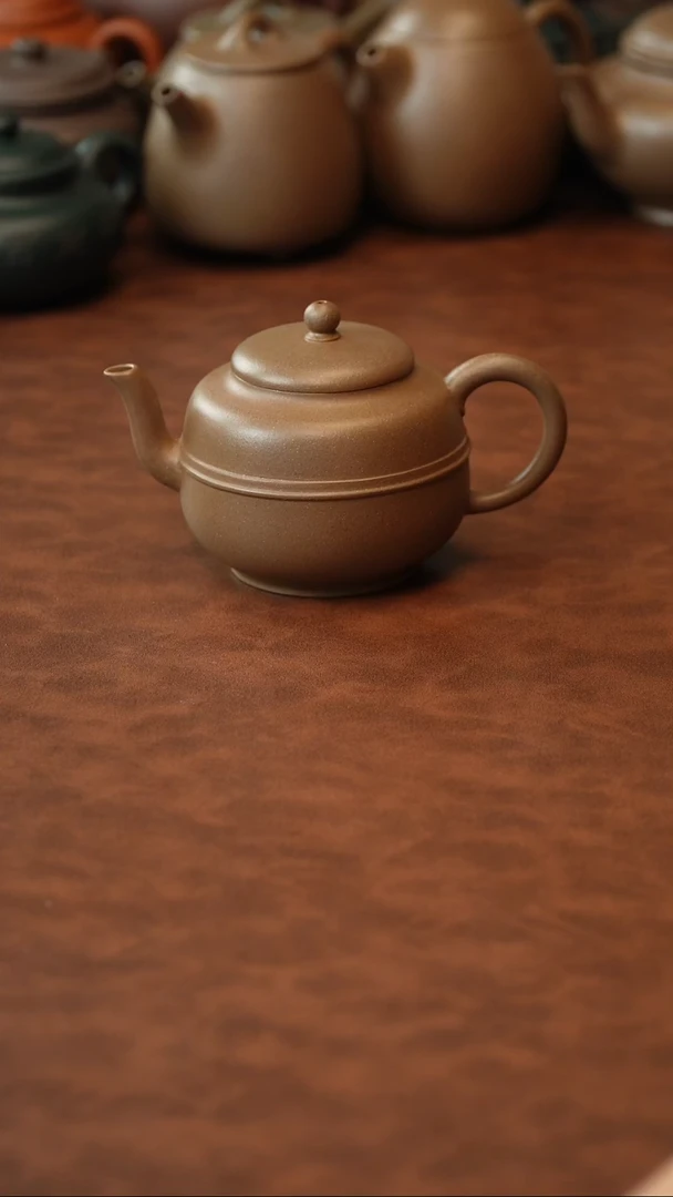 茶壶紫砂小*老段泥 宫灯壶 180CC