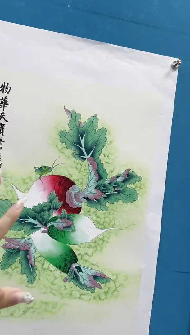 国画闪电购邓志标绘画