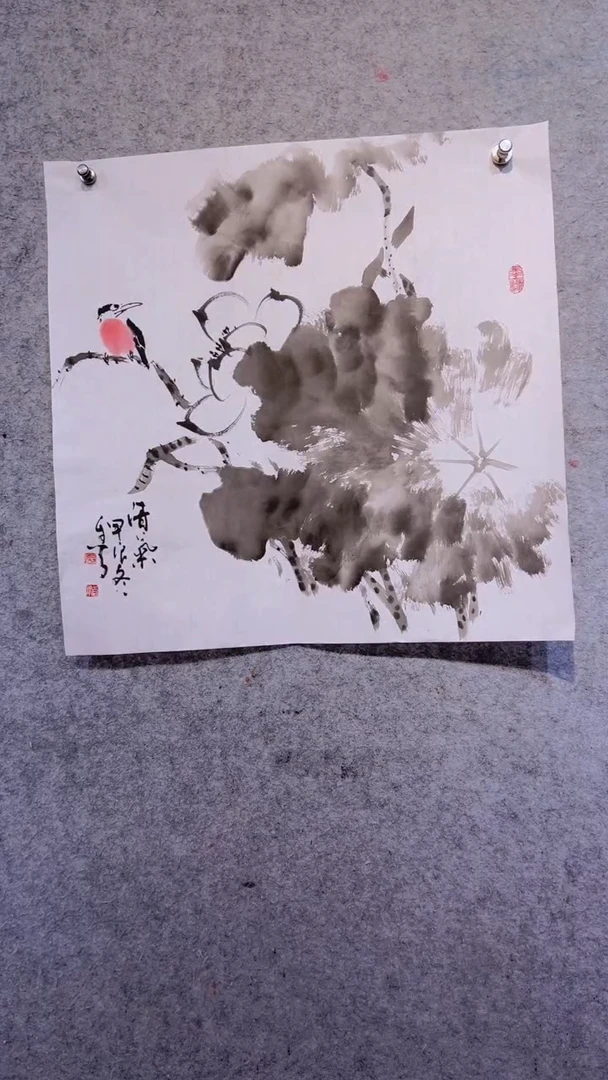 【闪购商品】国画张自学水墨画18