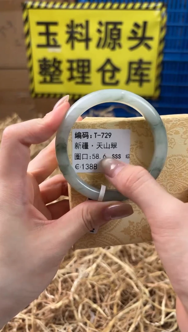 未镶嵌手镯石英质玉T-729