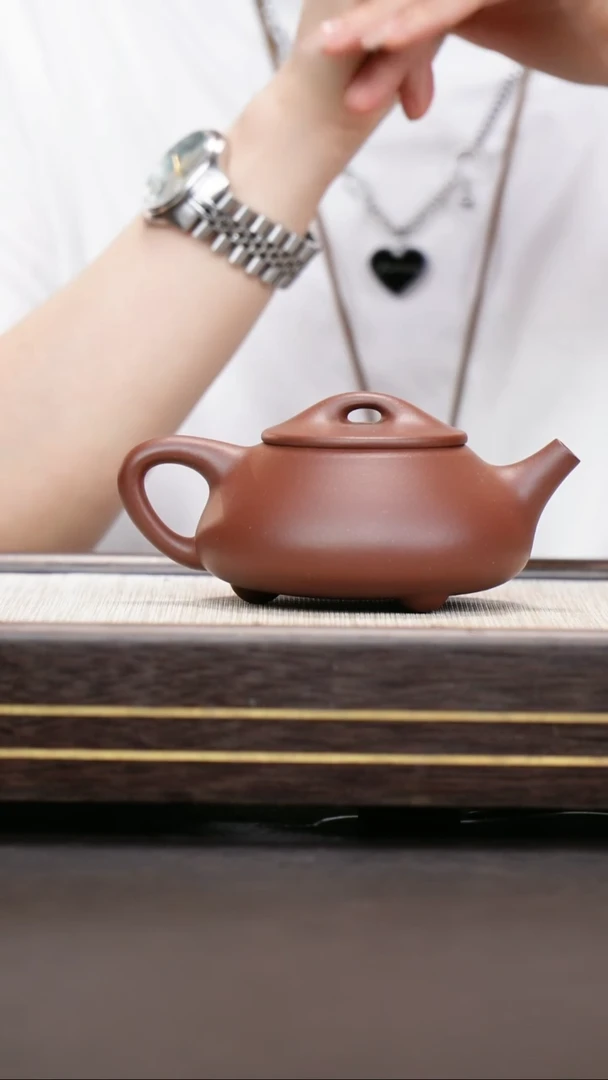 茶壶紫砂云根老紫泥  满瓢