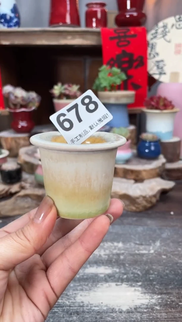 瓷片678知木小芳花盆