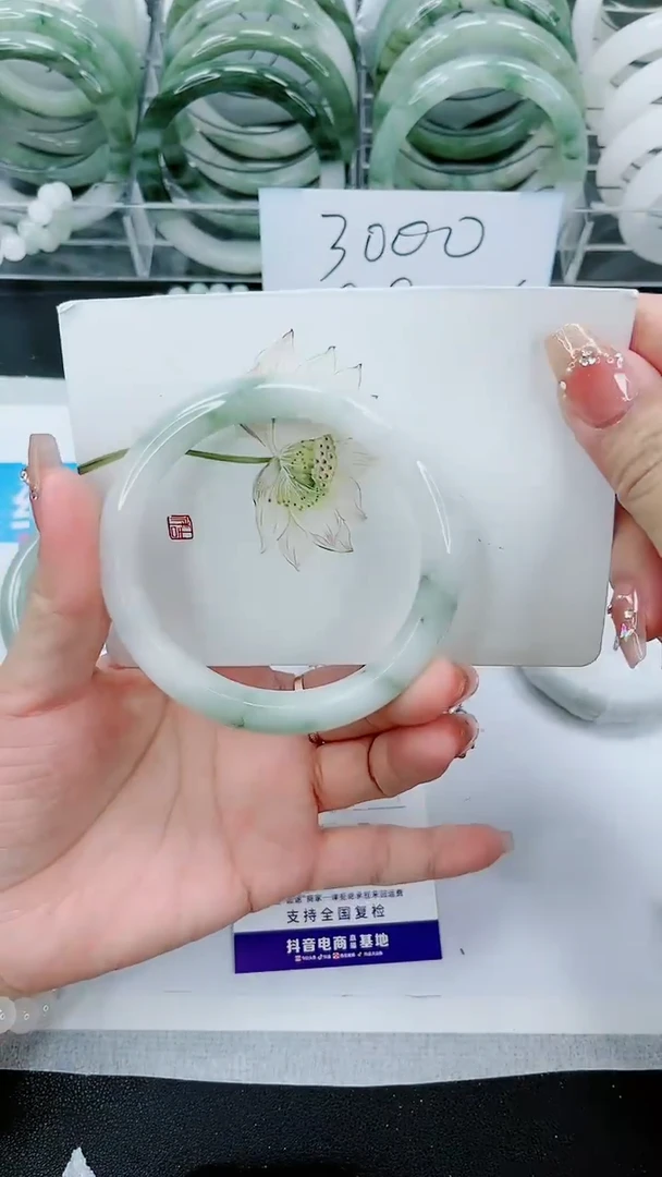 【闪购商品】石英质玉手镯未镶嵌155号/58-59圈