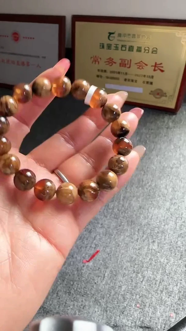 未镶嵌琥珀手串规格11溶洞蜜手串#61