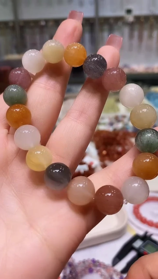 未镶嵌手链水晶多样性发其一兔毛11+