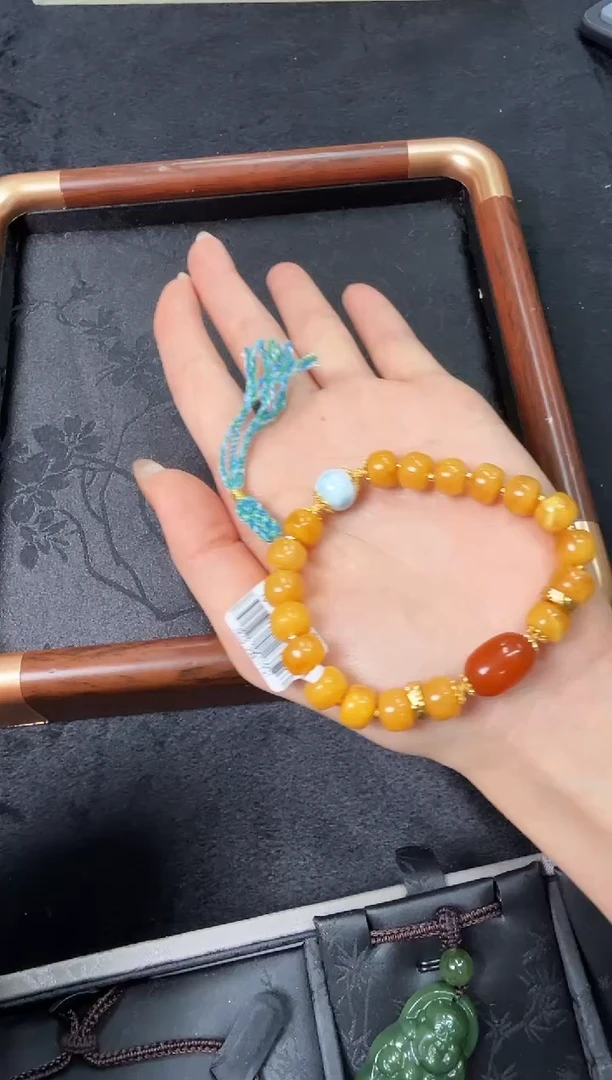 手链蜜蜡未镶嵌ST101604