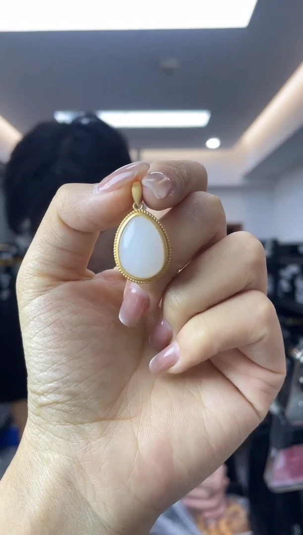 和田玉银S925镶嵌颈饰多样性一件发货