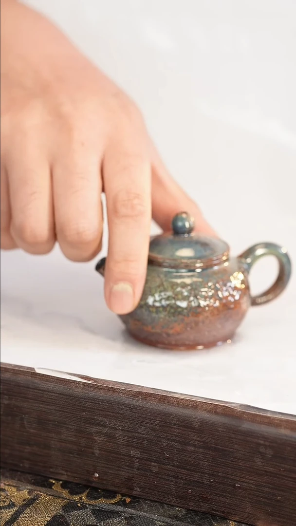 茶壶紫砂原矿手工制作5号 100cc