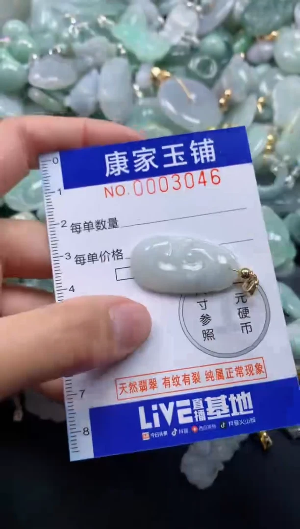 颈饰未镶嵌翡翠3046