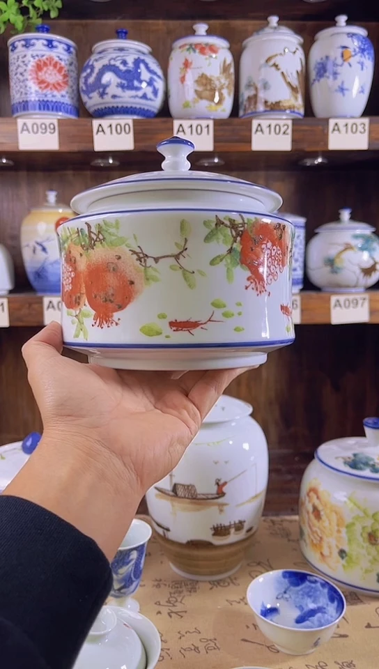 迎君陶瓷纯手工手绘   7