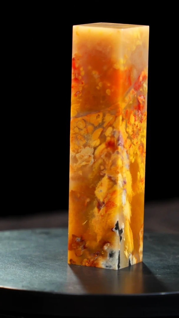 昌化石田黄鱼籽印章印章印章