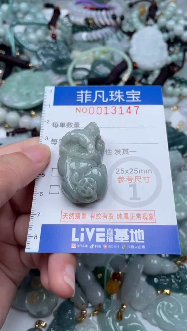 颈饰未镶嵌翡翠13147