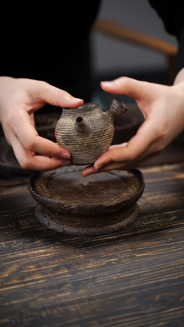 全手工制作  南蛮后手壶