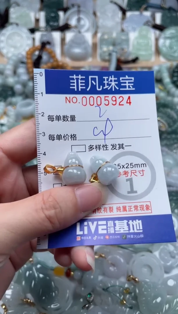 翡翠未镶嵌颈饰00..5924