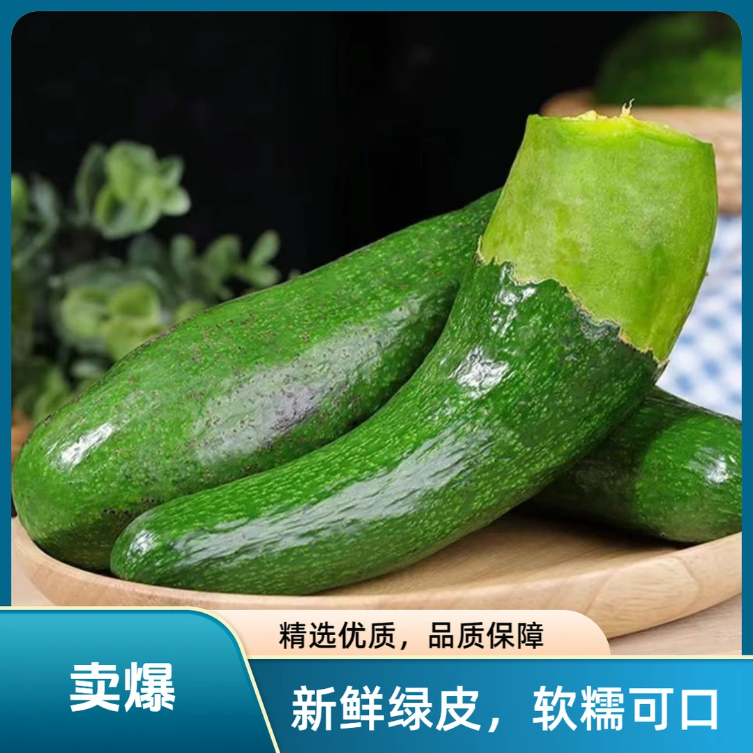 【园宝专属】长条形丝瓜形鳄梨牛油果孕妇营养宝宝辅食1/2/3/5斤