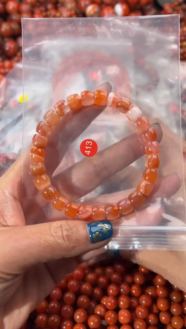 未镶嵌手串南红玛瑙8+