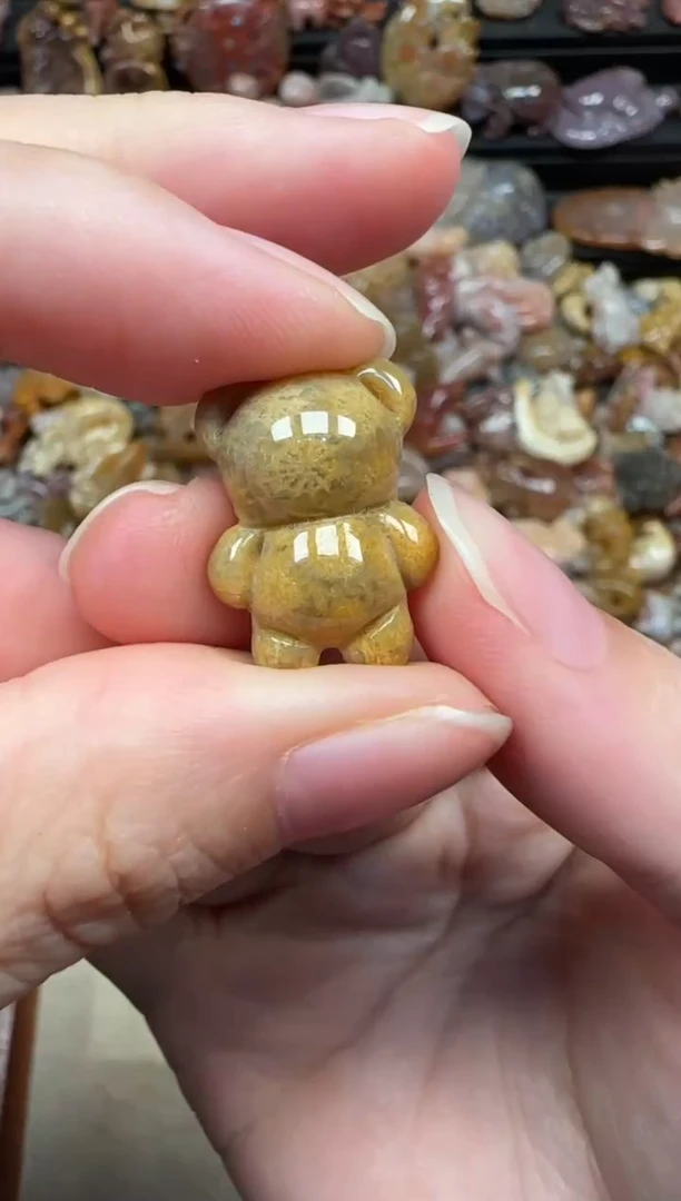 颈饰未镶嵌硅化珊瑚（珊瑚玉）711