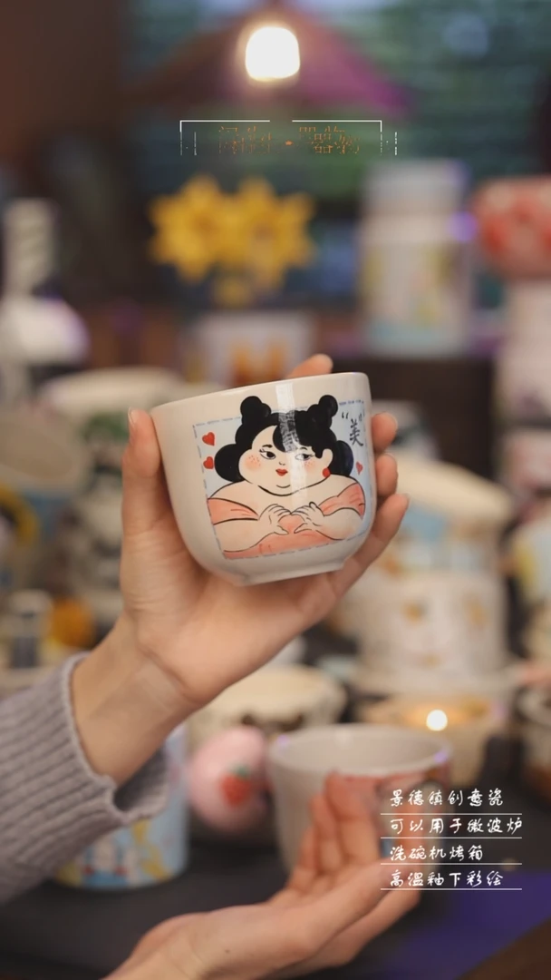 【闪购商品】景德镇可爱设计师款陶瓷