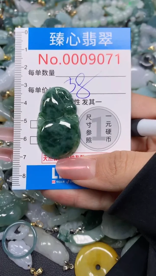 【闪购商品】翡翠颈饰未镶嵌含绳0009071