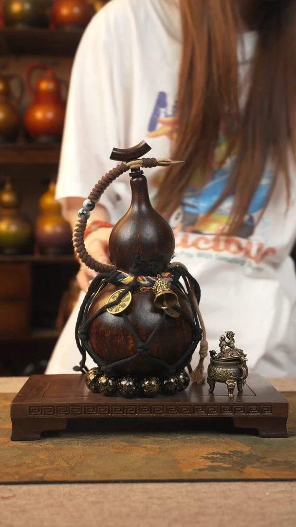 391大漆葫芦一物一拍记葫堂出品不带手串