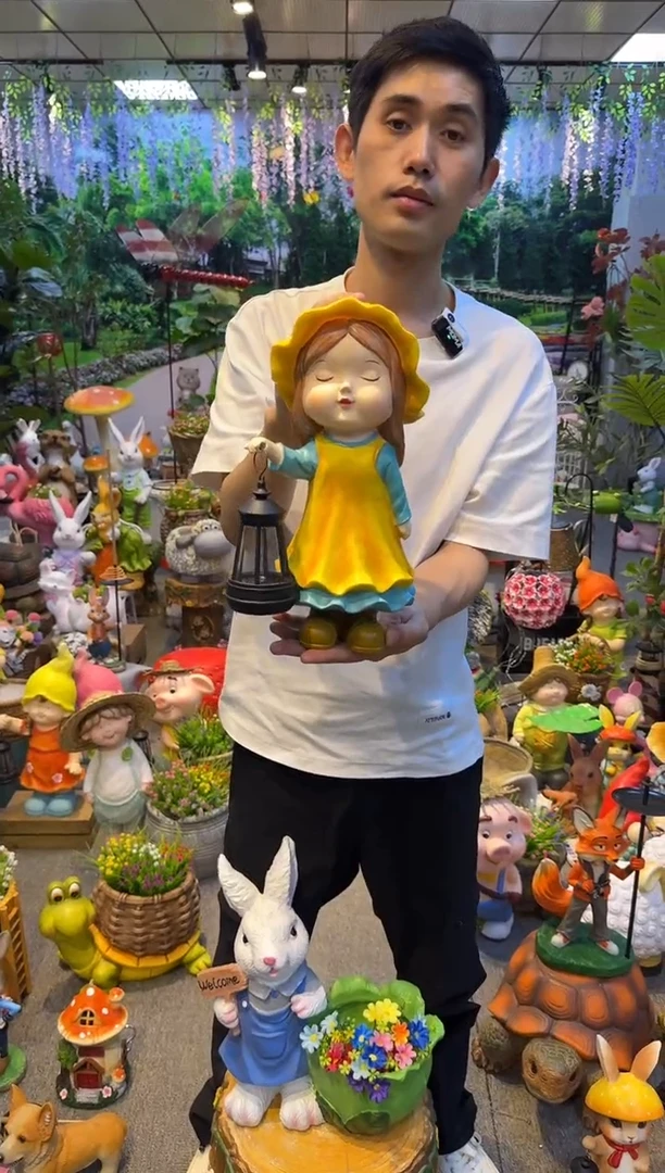 无花朵花园庭院摆件&00&