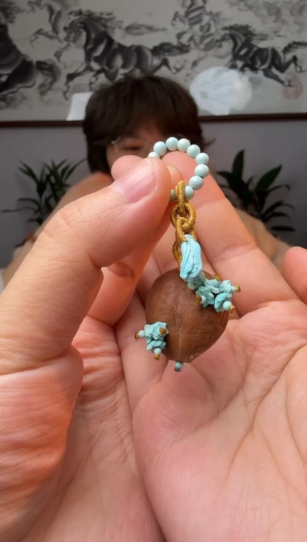 【闪购商品】绿松石提溜未镶嵌时尚百搭A1471