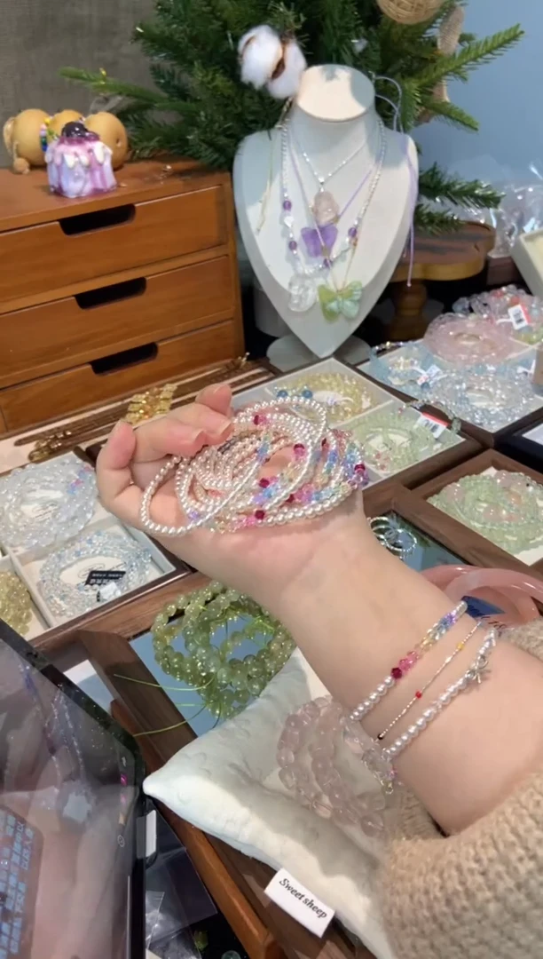 未镶嵌手串水晶孤品捡漏均匀瑕疵介意勿拍