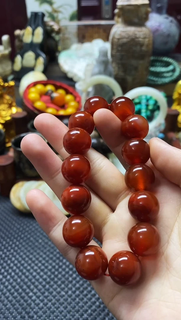 未镶嵌手链玛瑙/玉髓手串