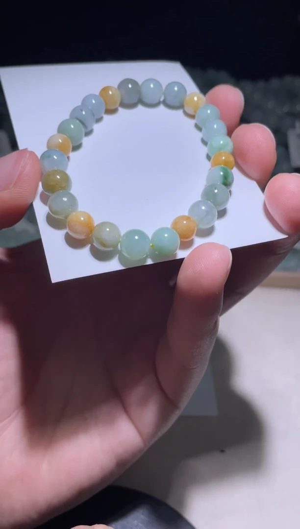 未镶嵌手串翡翠乐*翡翠手串