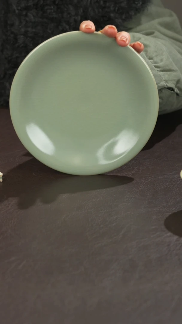 瓷宣宝汝瓷原矿原釉手工作品