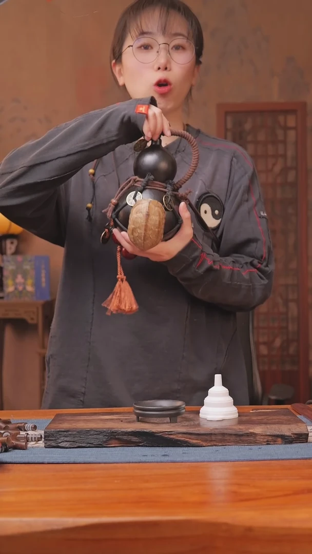 2003号链接精品大漆葫芦现货现发[一物一拍]