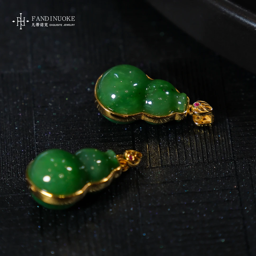 【加加专属】11  MJ53844-和田玉葫芦吊坠-多样性发一件-12*18*11mm