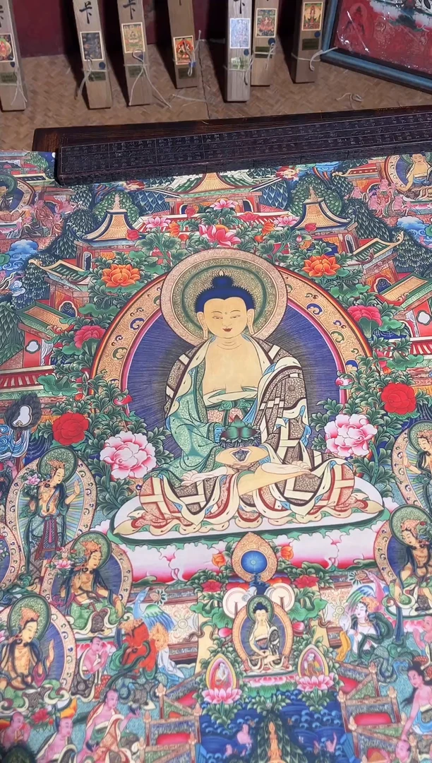 卷轴画东东唐卡tk160