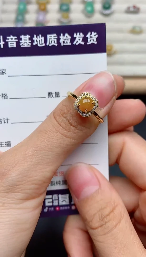 翡翠戒指银S925镶嵌.....