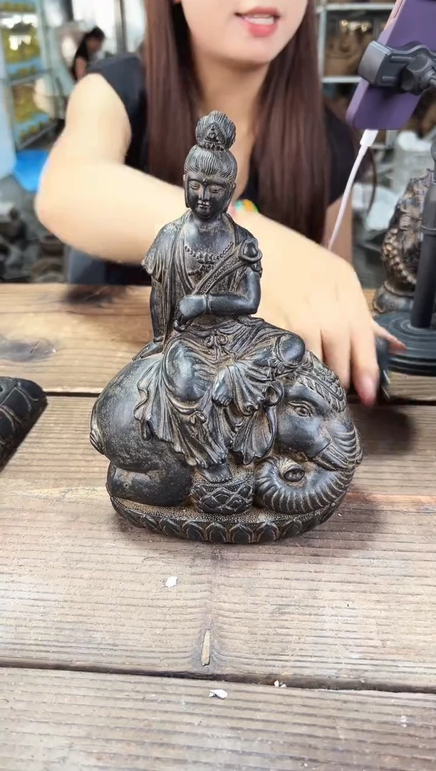 陶土【火山泥】普贤菩萨