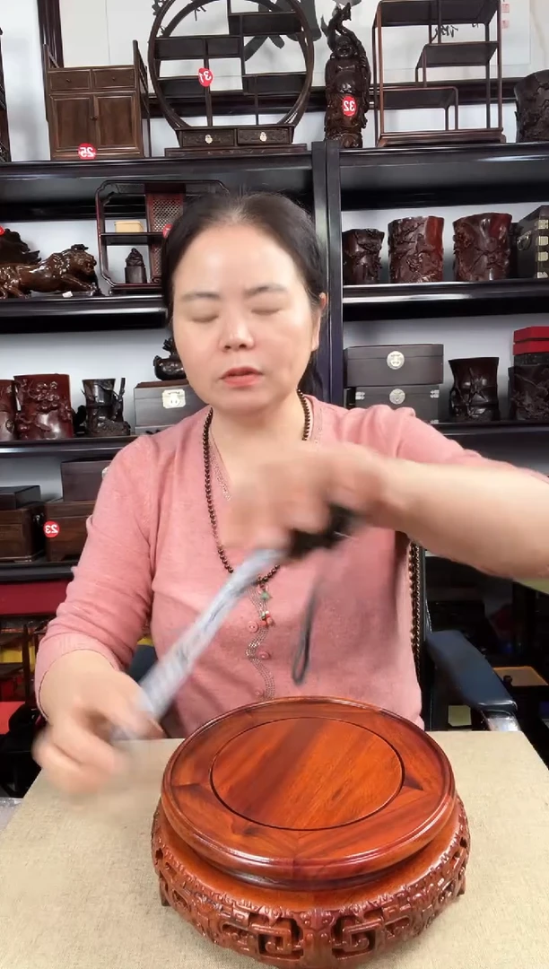 木16黄圆老李红木工艺品