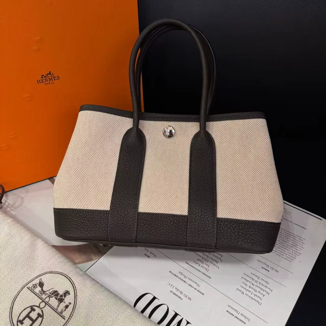 未使用 Hermes/爱马仕 拼色mini花园手提包K刻25年B6261寄卖服务