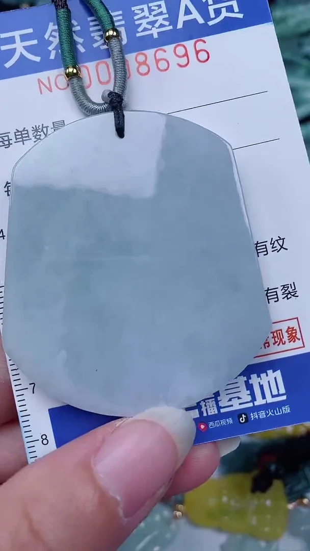 翡翠未镶嵌颈饰00008696