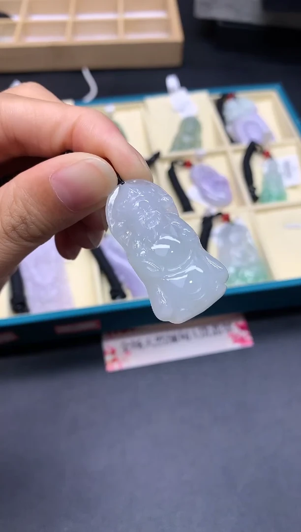 【闪购商品】定制翡翠未镶嵌财神爷【无服务费】