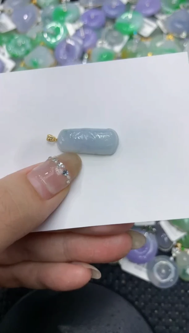 【闪购商品】翡翠颈饰18K金镶嵌 222222222